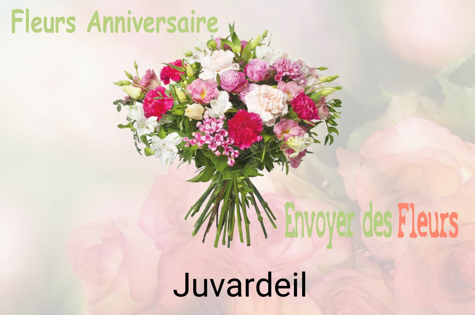 Bouquet de fleurs d’anniversaire livré à Juvardeil